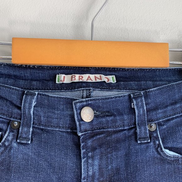 J BRAND Sz 26 Eclipse Skinny Jeans Ankle Zipper - Picture 2 of 6